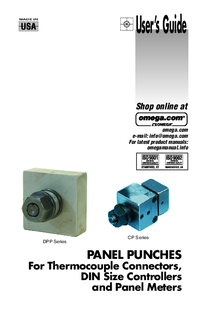 Thumbnail of document Manual - DPP-5 Panel Punches & Hole Saws for Temp. Connectors & DIN Meters